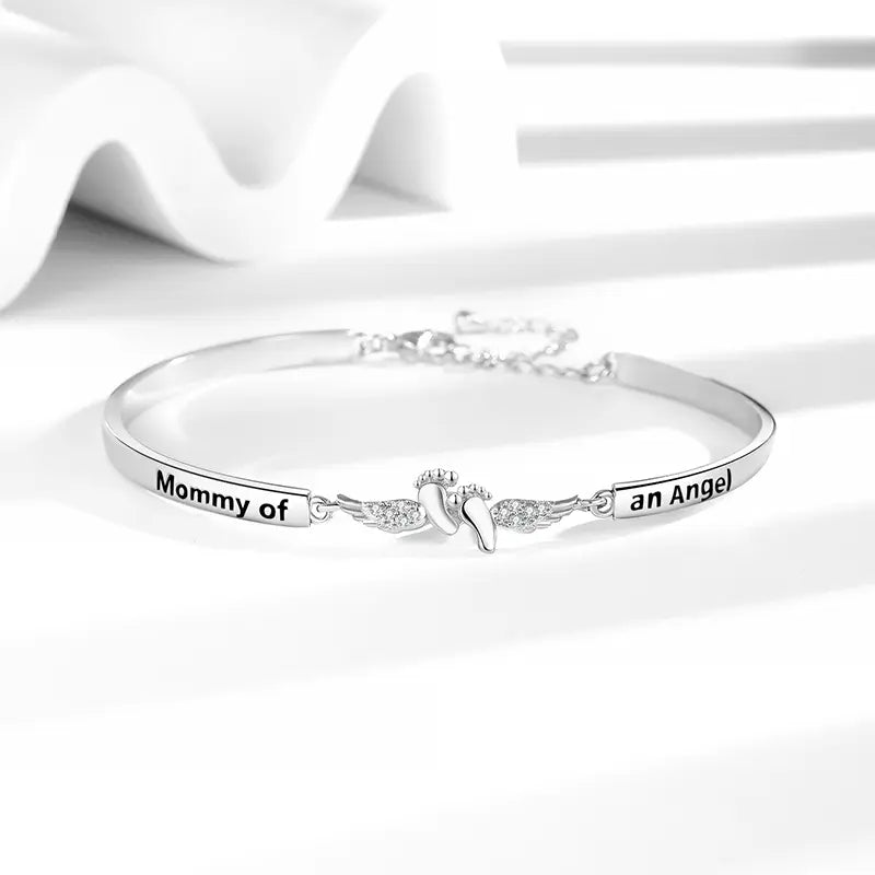 Bevalora® Pulsera Mamá de un Ángel – Recuerdo de Bebé