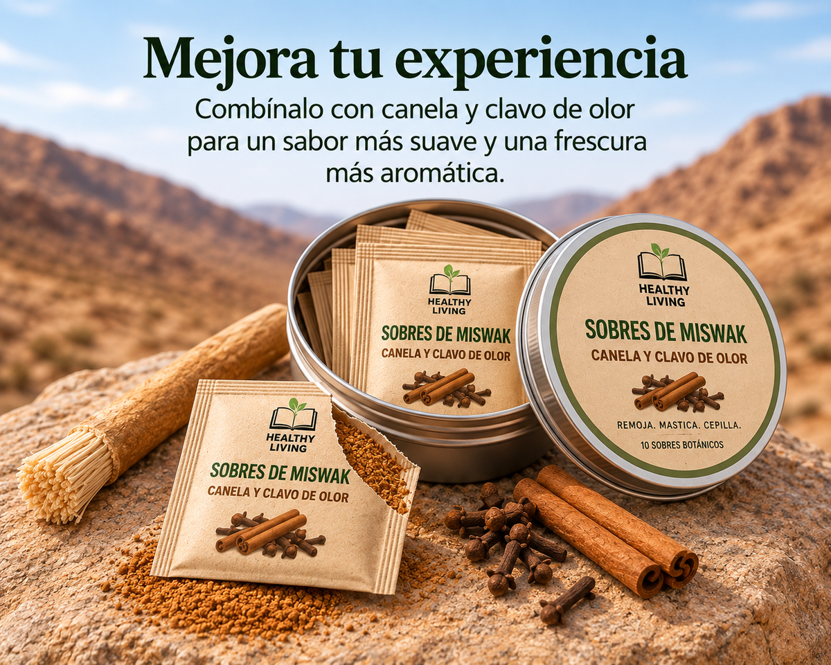 Bevalora® Cepillo de Dientes Miswak Ancestral