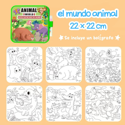 Bevalora® Libro Mágico de Agua para Colorear
