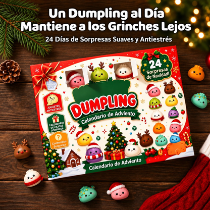Bevalora® Calendario de Adviento 2026 de Squishies de Dumpling