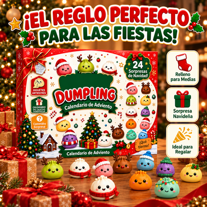 Bevalora® Calendario de Adviento 2026 de Squishies de Dumpling