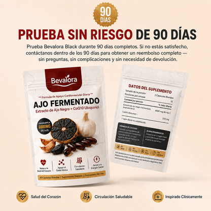 Bevalora® Ajo Fermentado — Circulación Extremidades