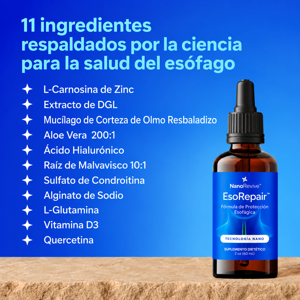 Bevalora® Fórmula Definitiva de Soporte Esofágico y Estomacal