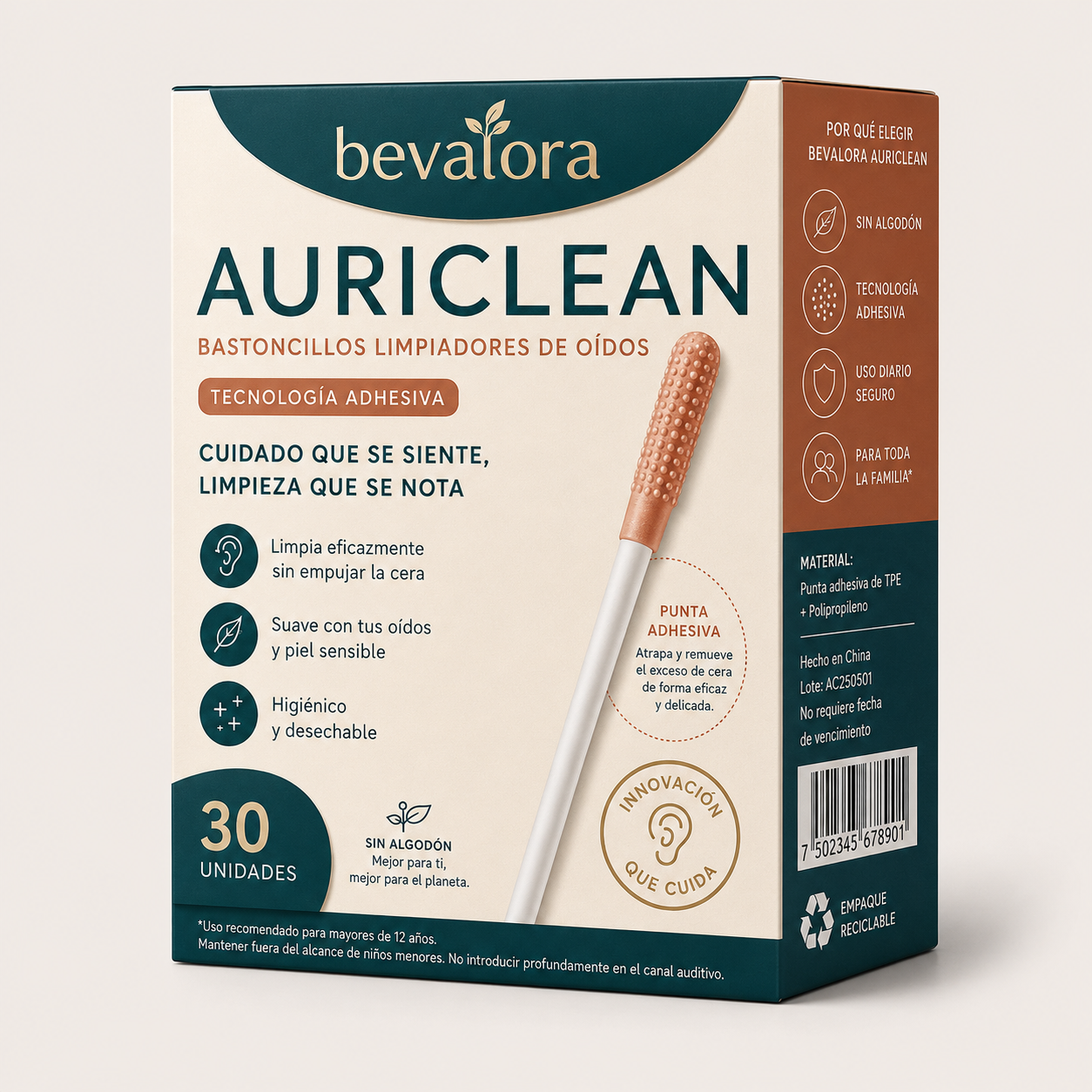 Bevalora® Auriclean — Kit Limpieza de Oídos