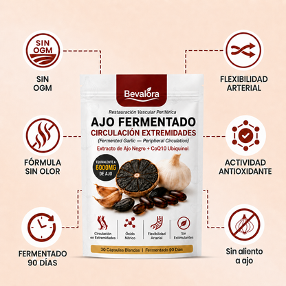 Bevalora® Ajo Fermentado — Circulación Extremidades