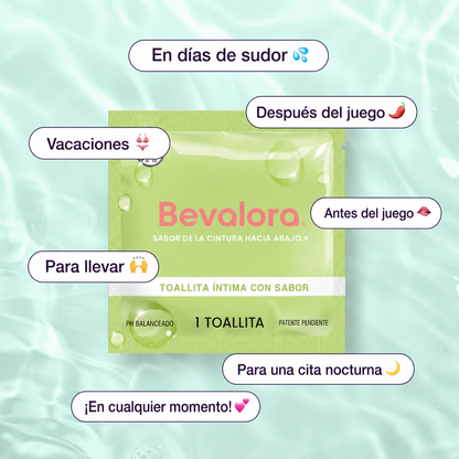 Bevalora® Set Pruébalas Todas — Toallitas Íntimas Multisabor