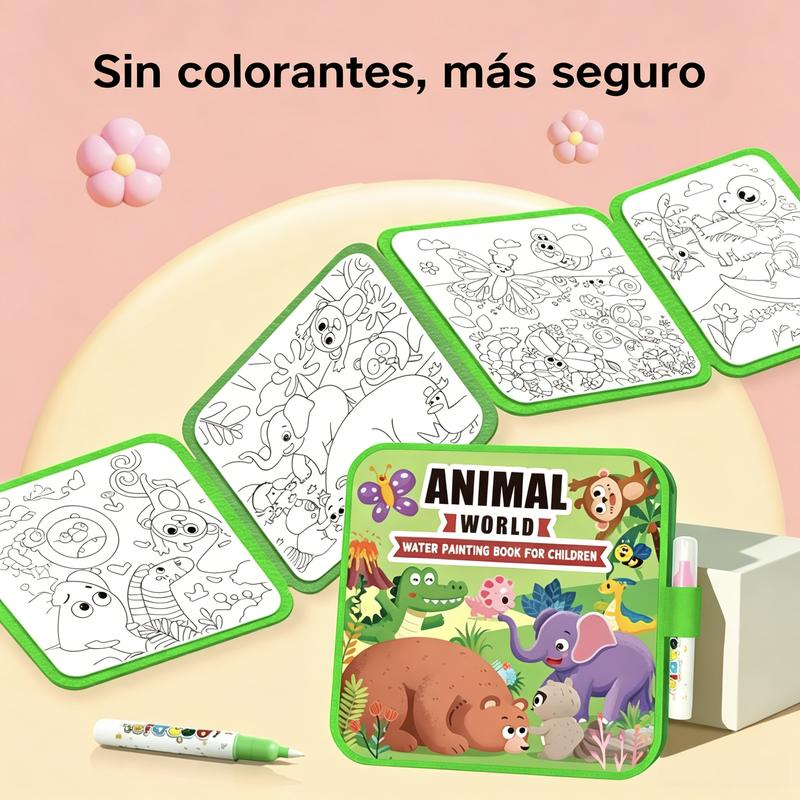 Bevalora® Libro Mágico de Agua para Colorear