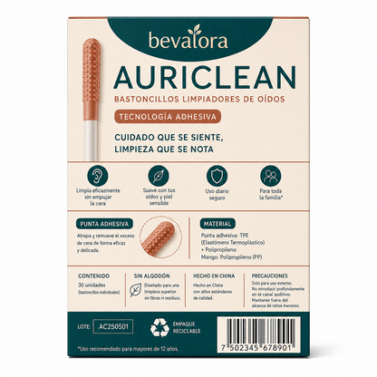 Bevalora® Auriclean — Kit Limpieza de Oídos