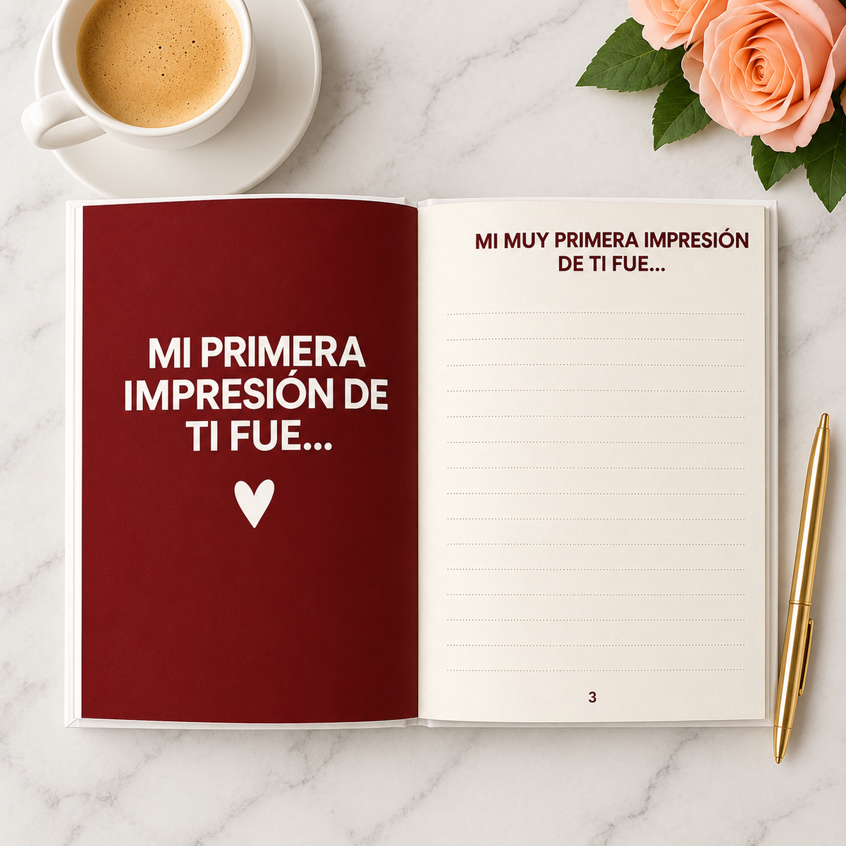 Bevalora® Por Esto Te Elegí – Libro de Amor Personalizado