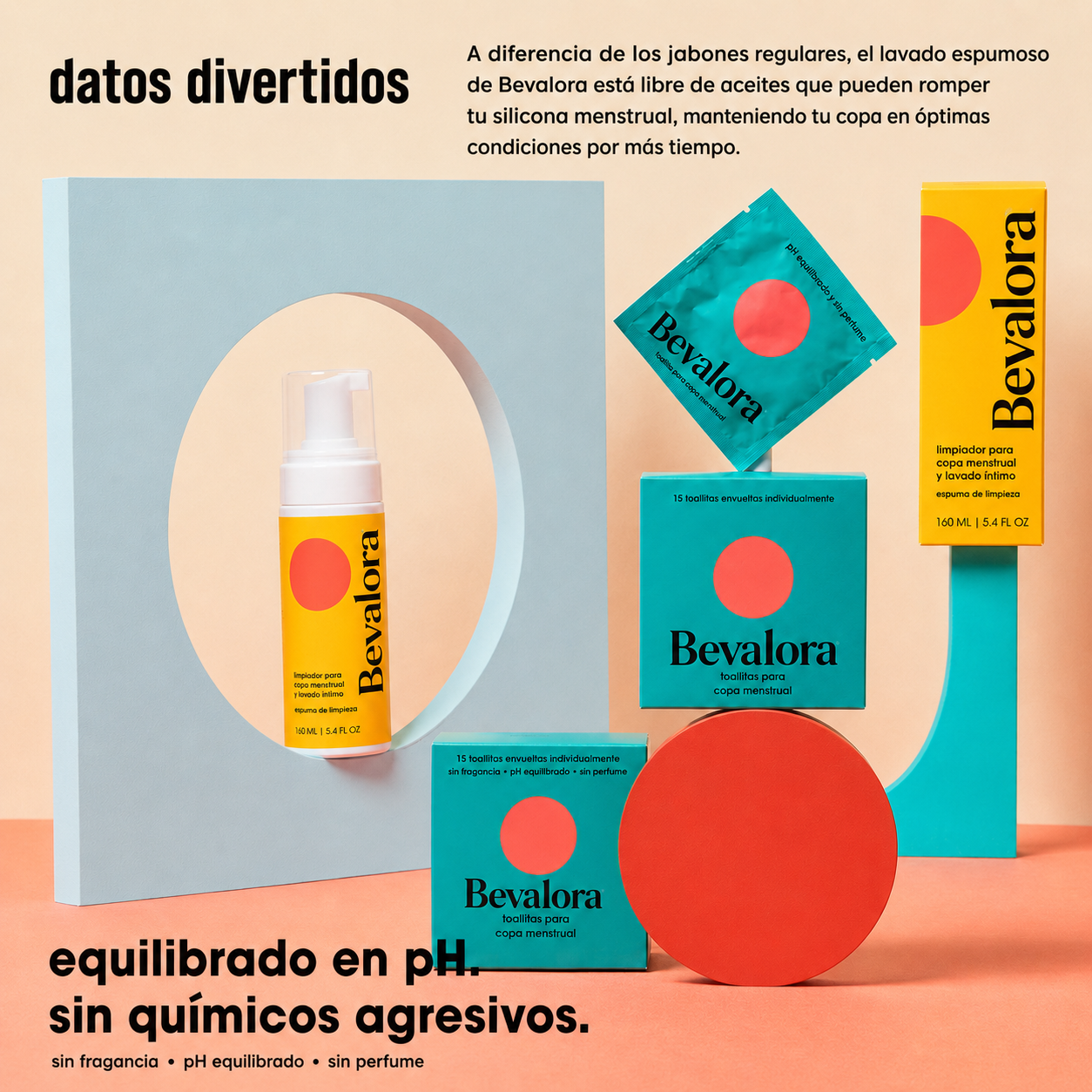 Bevalora® Kit de Disco Menstrual + Toallitas Íntimas