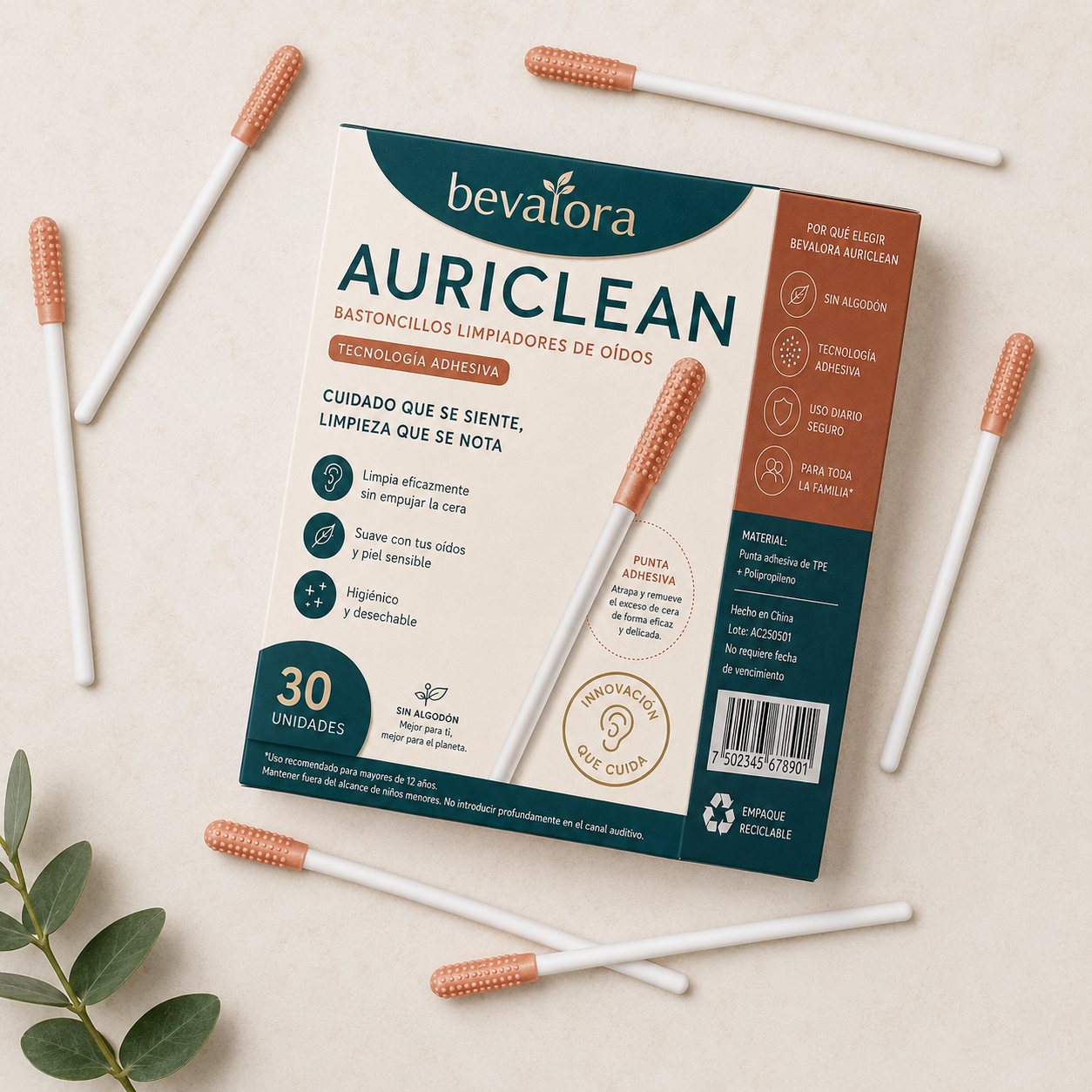 Bevalora® Auriclean — Kit Limpieza de Oídos