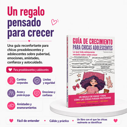 Guías de crecimiento para chicos y chicas adolescentes