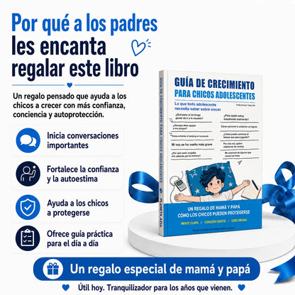 Guías de crecimiento para chicos y chicas adolescentes