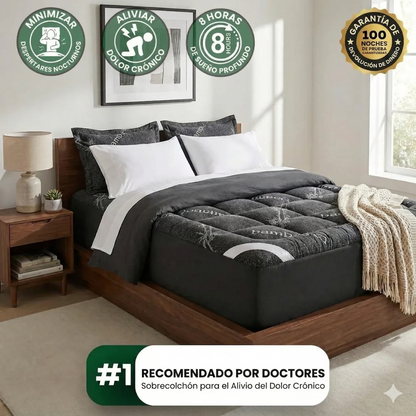 Cache-matelas en bambou Bevalora® Premium avec technologie rafraîchissante