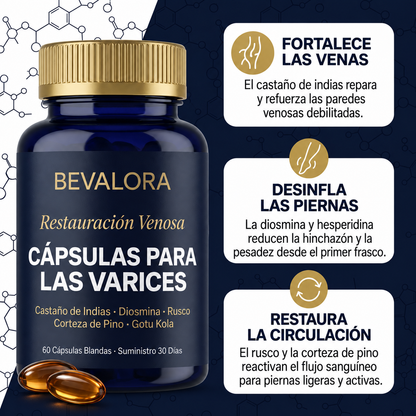 Bevalora® Restauración Venosa — Gotas Para Las Piernas