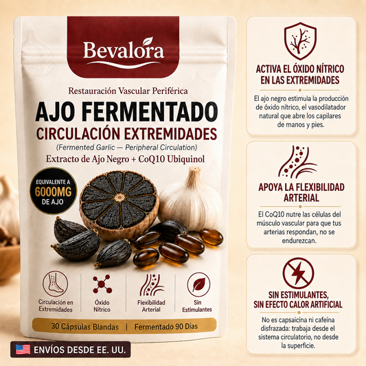 Bevalora® Ajo Fermentado — Circulación Extremidades