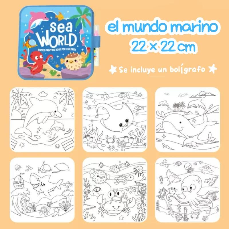 Bevalora® Libro Mágico de Agua para Colorear
