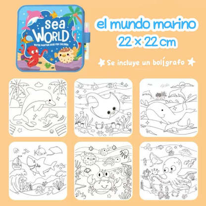 Bevalora® Libro Mágico de Agua para Colorear