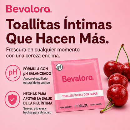 Bevalora® Set Pruébalas Todas — Toallitas Íntimas Multisabor