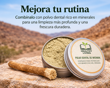Bevalora® Cepillo de Dientes Miswak Ancestral