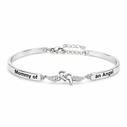 Bevalora® Pulsera Mamá de un Ángel – Recuerdo de Bebé