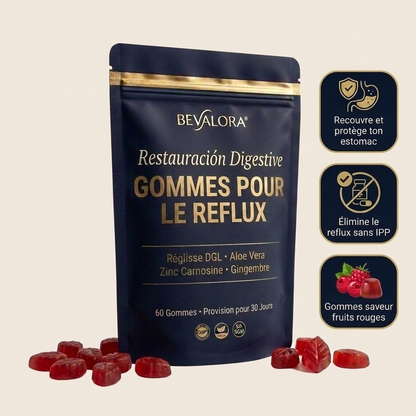 Bevalora® Digestive Restore — Gummies Contre le Reflux