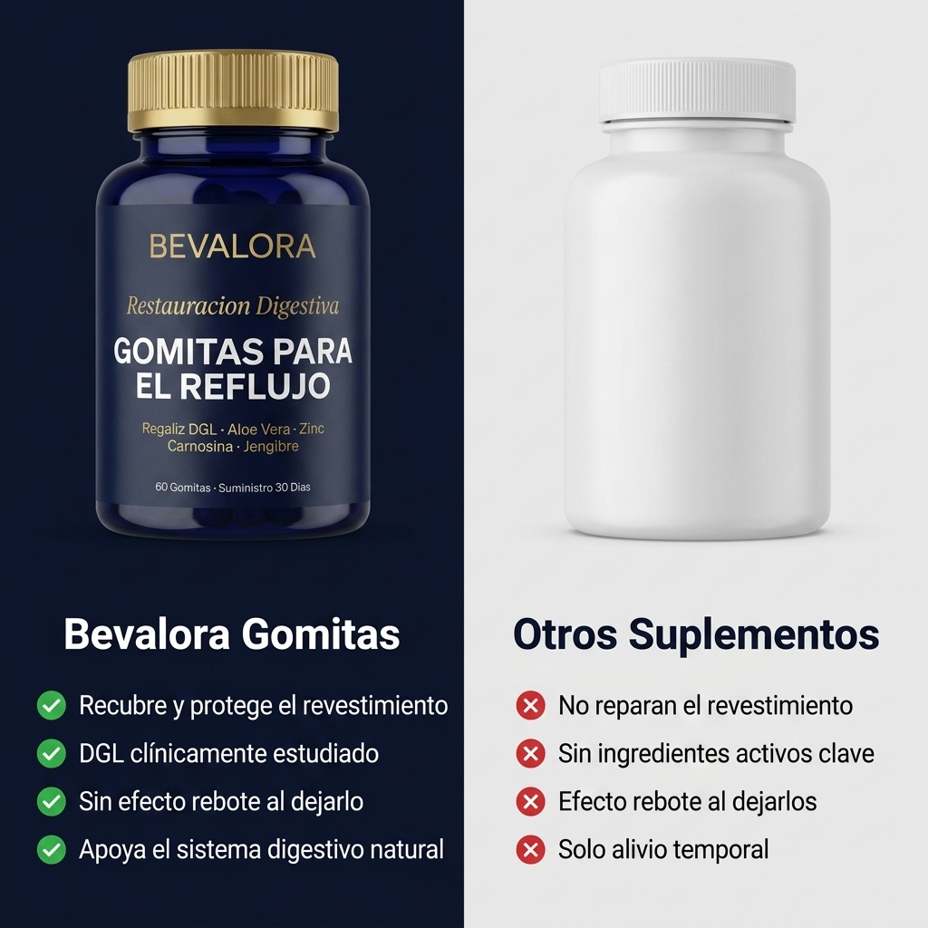 Bevalora® Restauración Esofágica — Gomitas Para El Reflujo