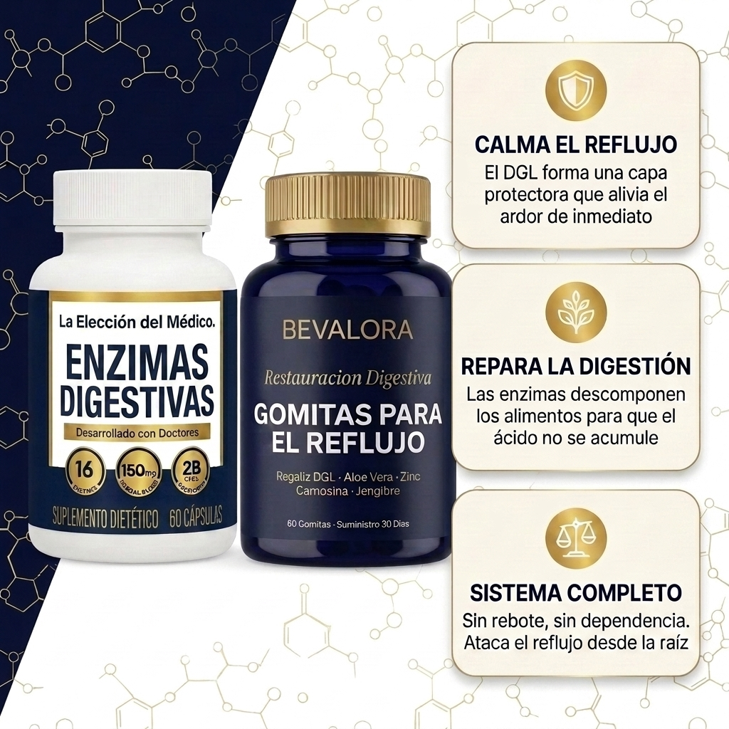 Bevalora® Sistema Digestivo Completo — Gomitas + Enzimas