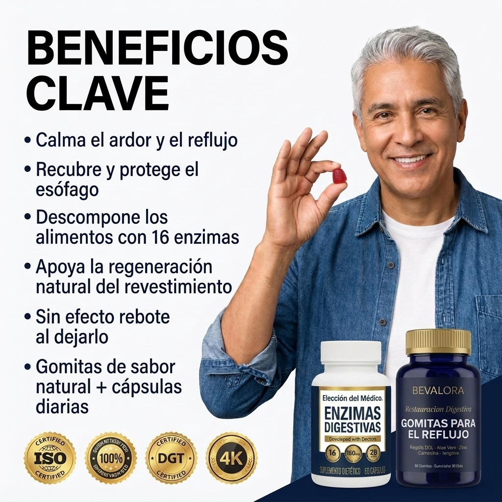 Bevalora® Sistema Digestivo Completo — Gomitas + Enzimas