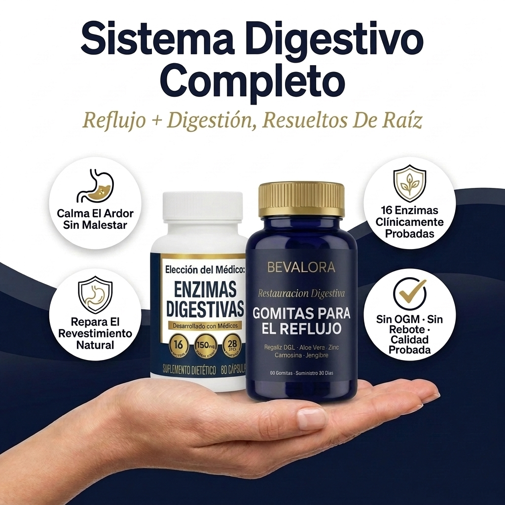 Bevalora® Sistema Digestivo Completo — Gomitas + Enzimas