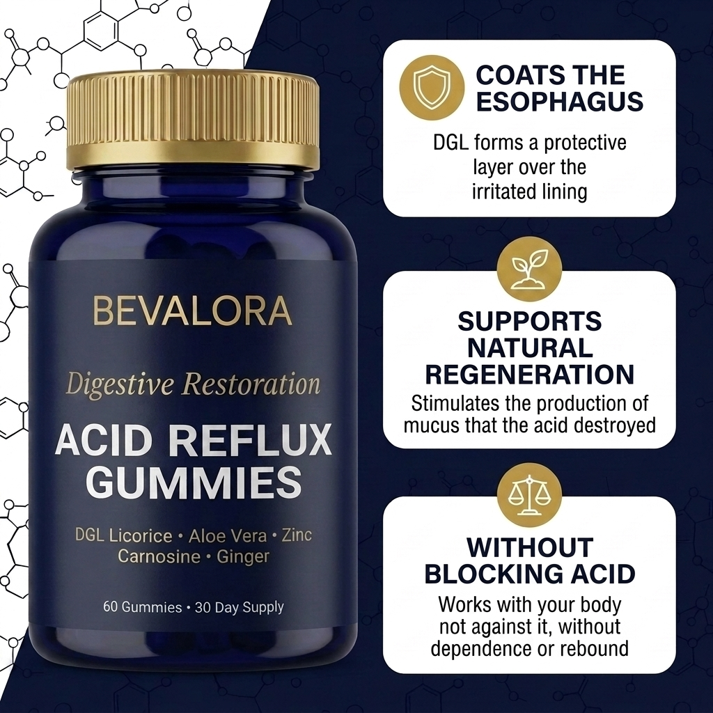 Bevalora® Digestive Restore — Gummies Contre le Reflux