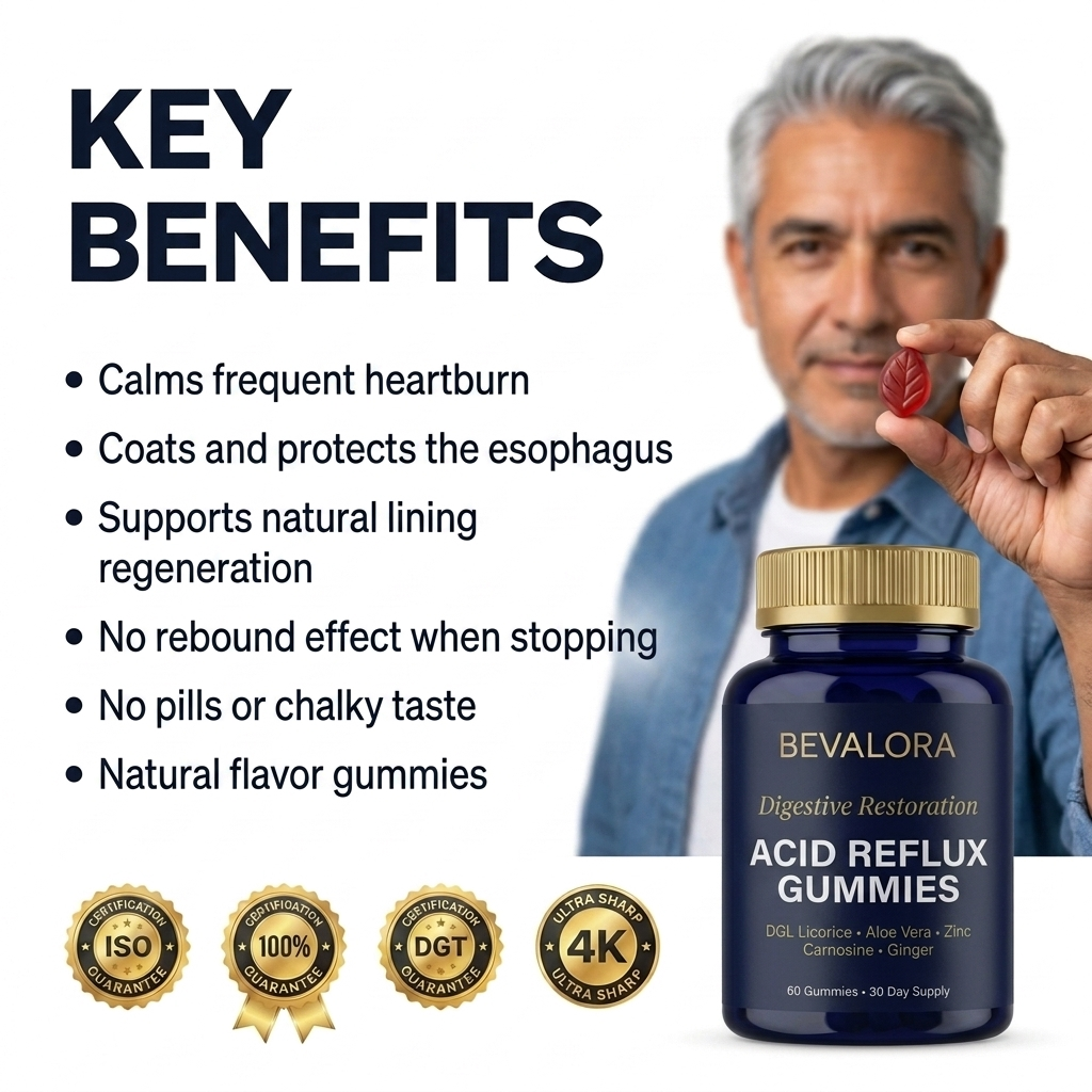 Bevalora® Digestive Restore — Gummies Contre le Reflux