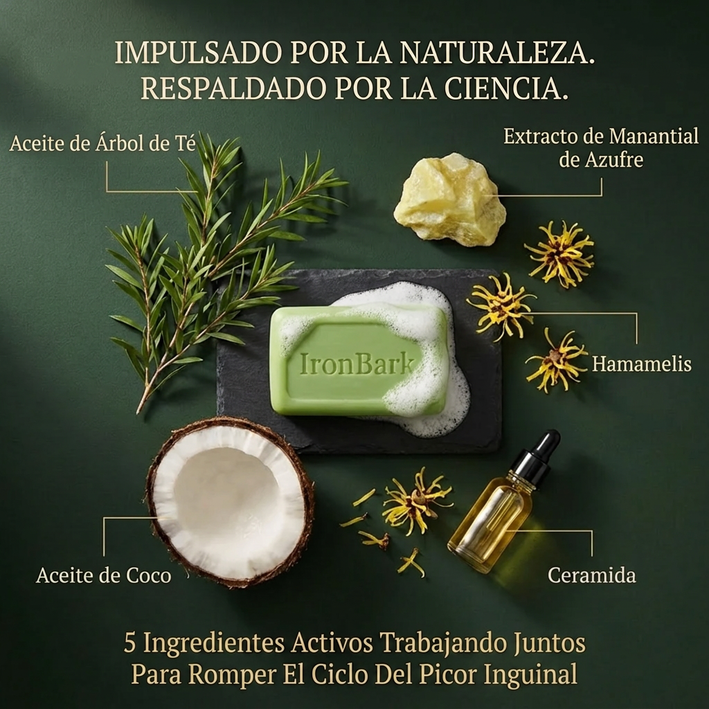 Bevalora® Jabón de Árbol de Té y Eucalipto Ironbark — Equilibrio Natural de la Piel